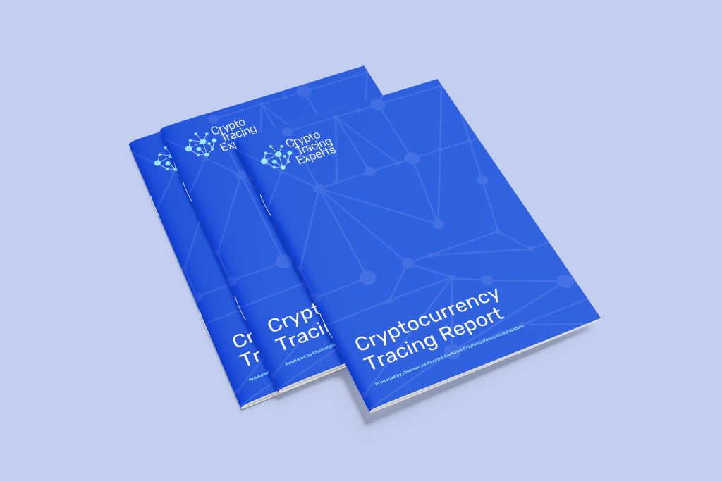 An image of an example crypto tracing report from the Crypto Tracing Experts.